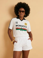 Maillot de football rayé