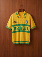 Polo en maille Heritage du Brésil