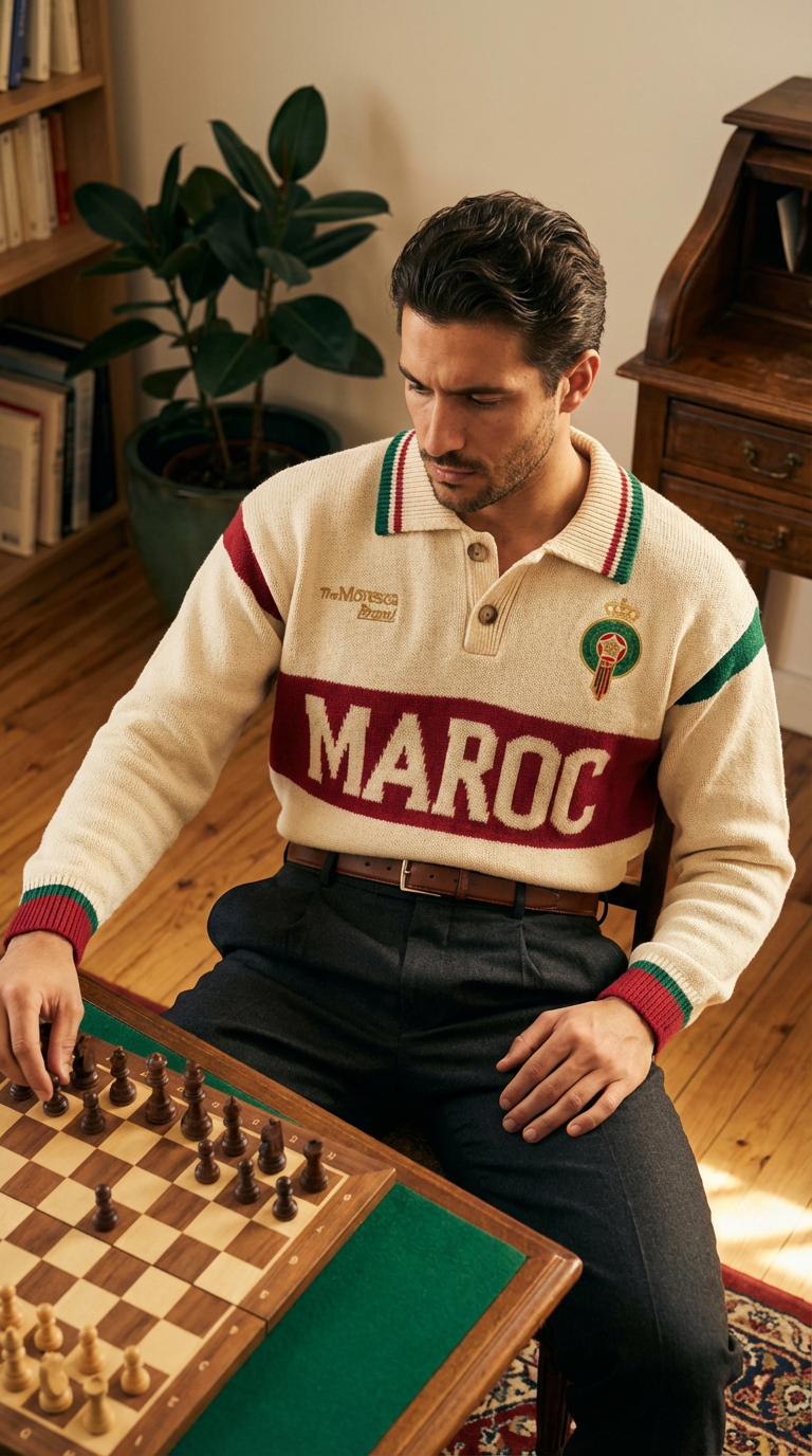 Polo Heritage oversize à manches longues 