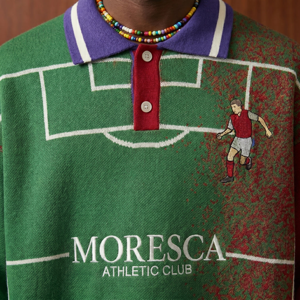 The Pitch Knit Polo Sweater