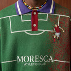 Le pull polo en maille Pitch