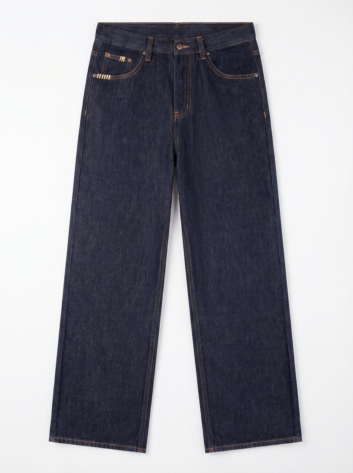 Denim Straight Leg Jeans