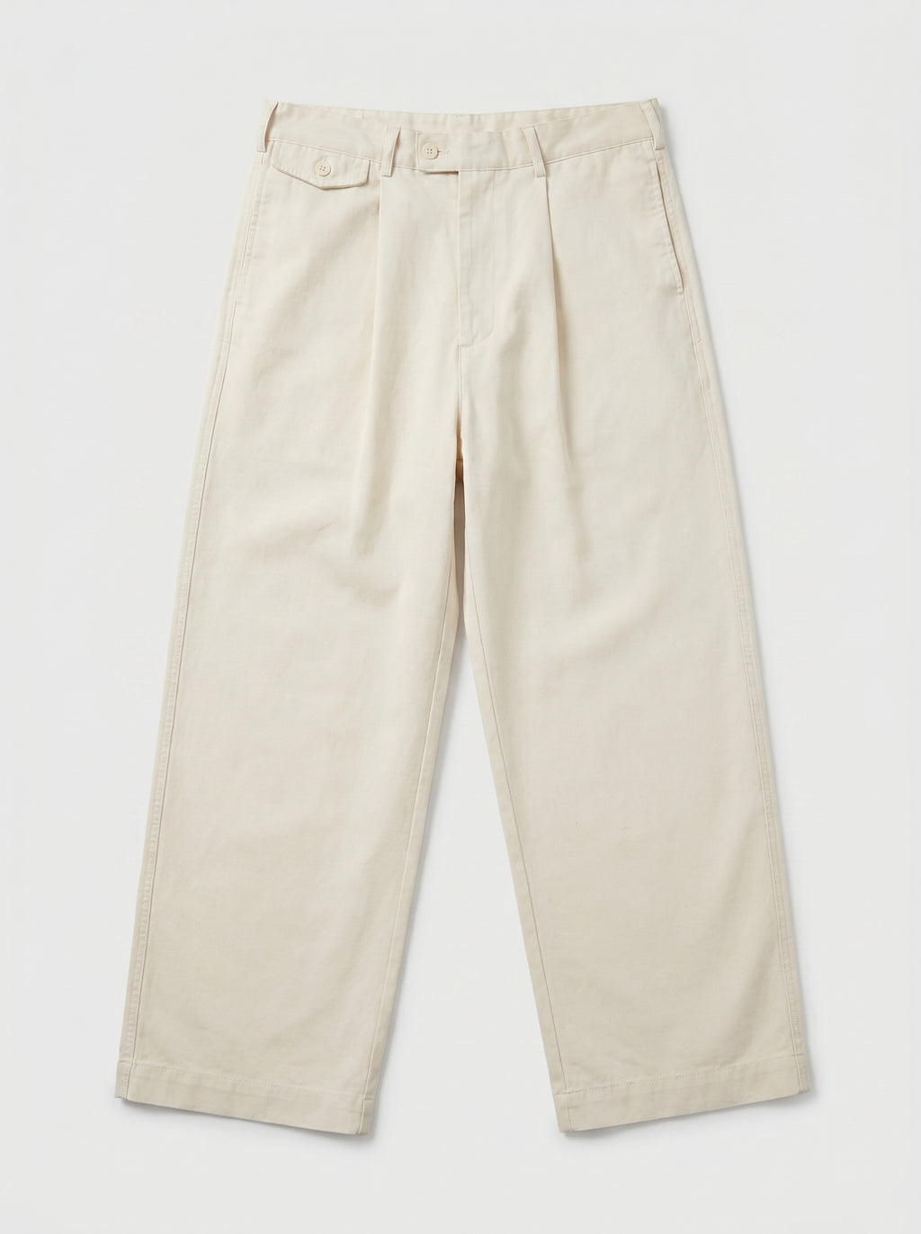 Adjustable Waist Straight-Leg Pants