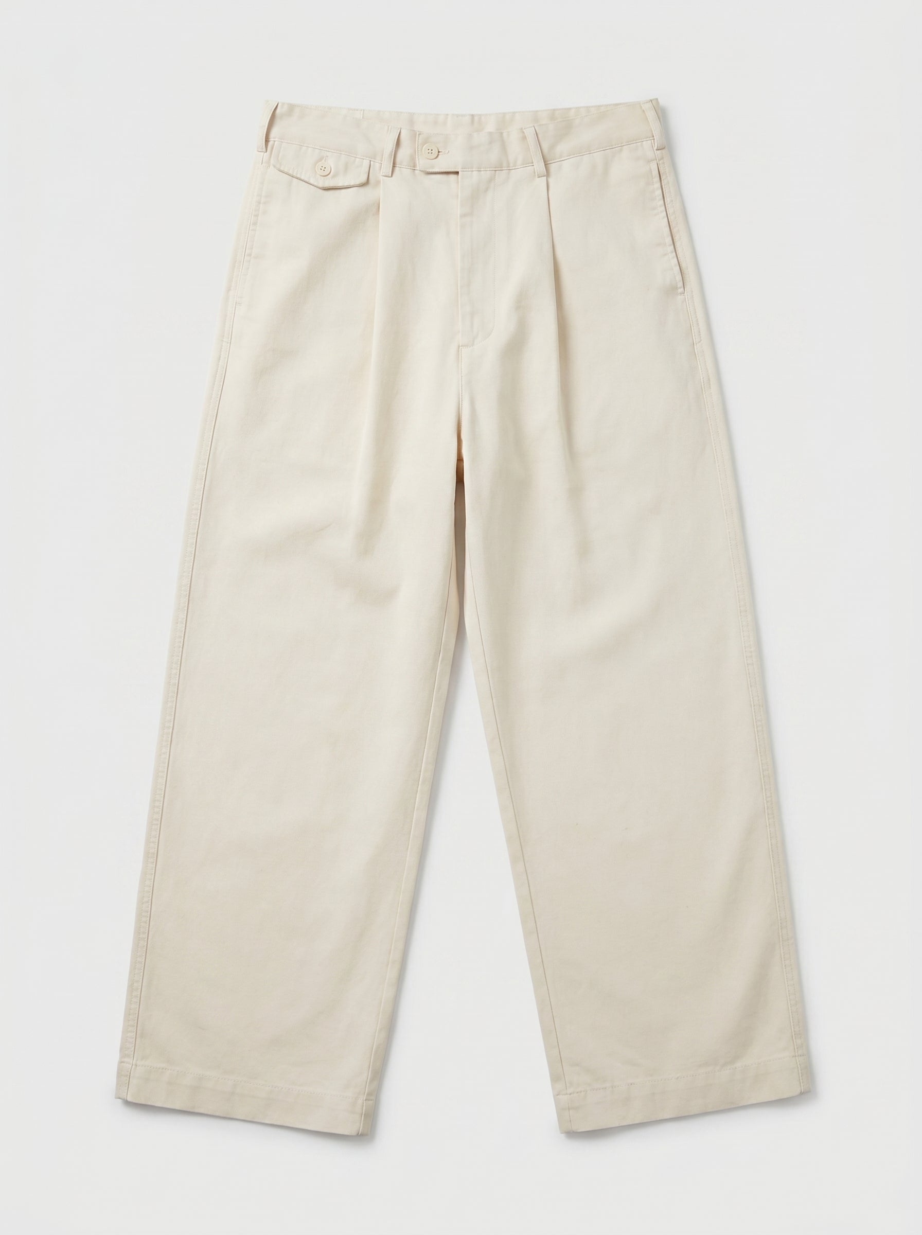 Pantalon droit à taille ajustable