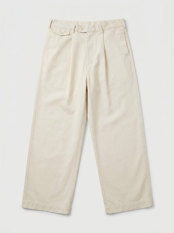 Adjustable Waist Straight-Leg Pants