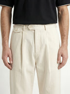 Pantalons droit à taille ajustable