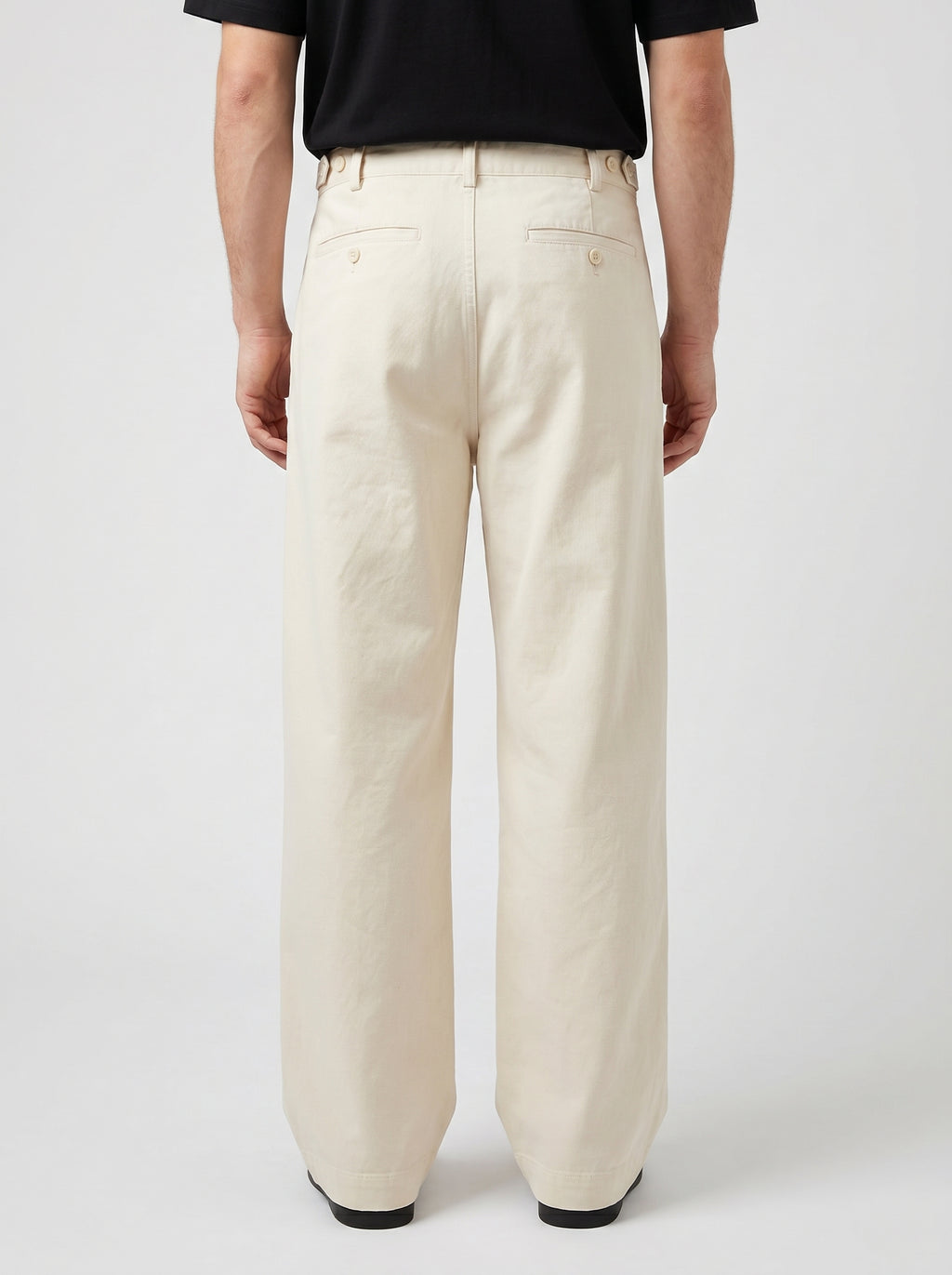 Adjustable Waist Straight-Leg Pants