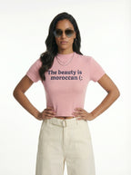 Slim Fit Mock Neck T-Shirt