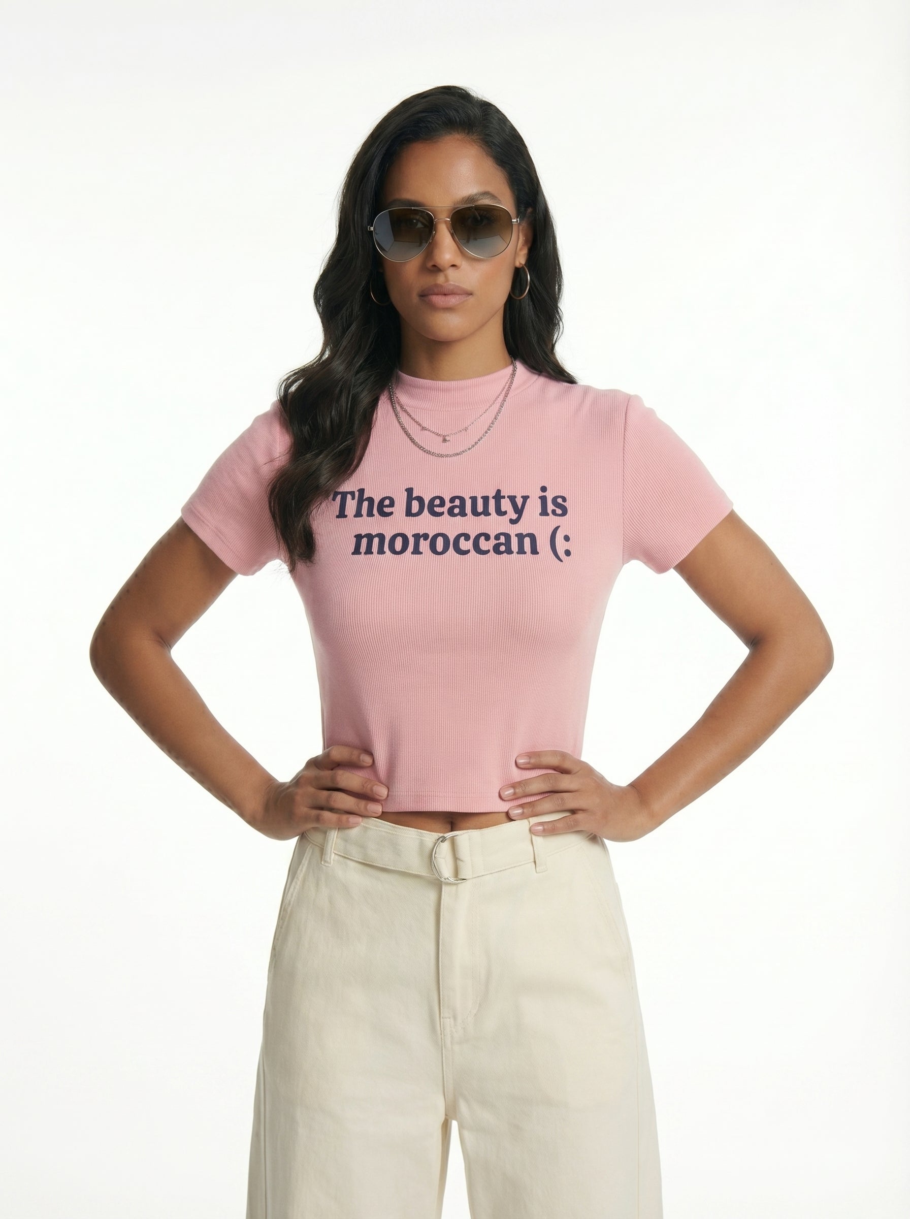 Slim Fit Mock Neck T-Shirt