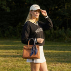 Sweat à col V boxy