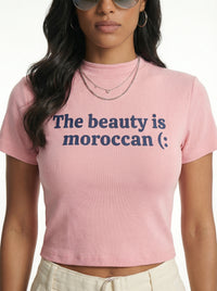 Slim Fit Mock Neck T-Shirt