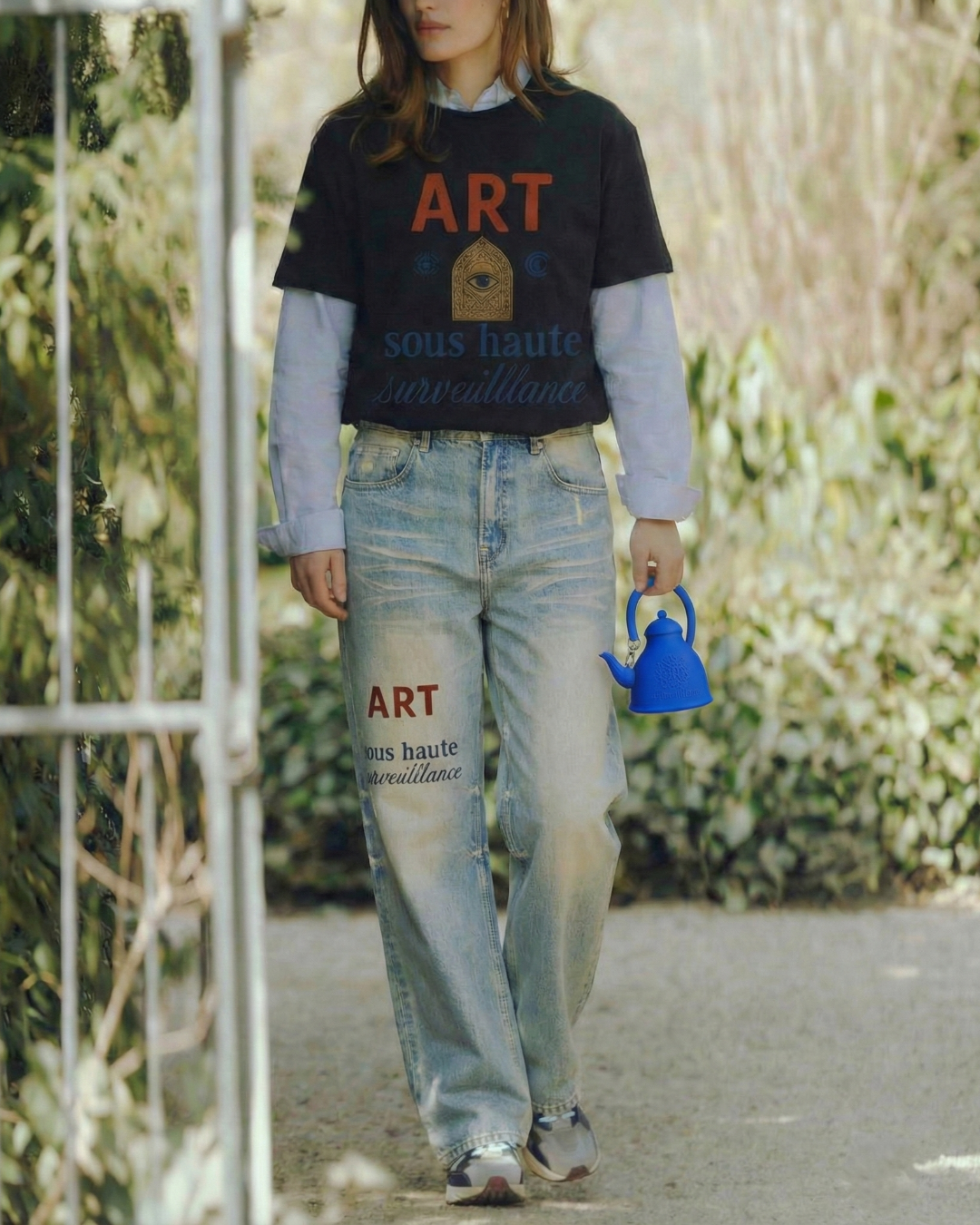 Jeans protégés de l'art