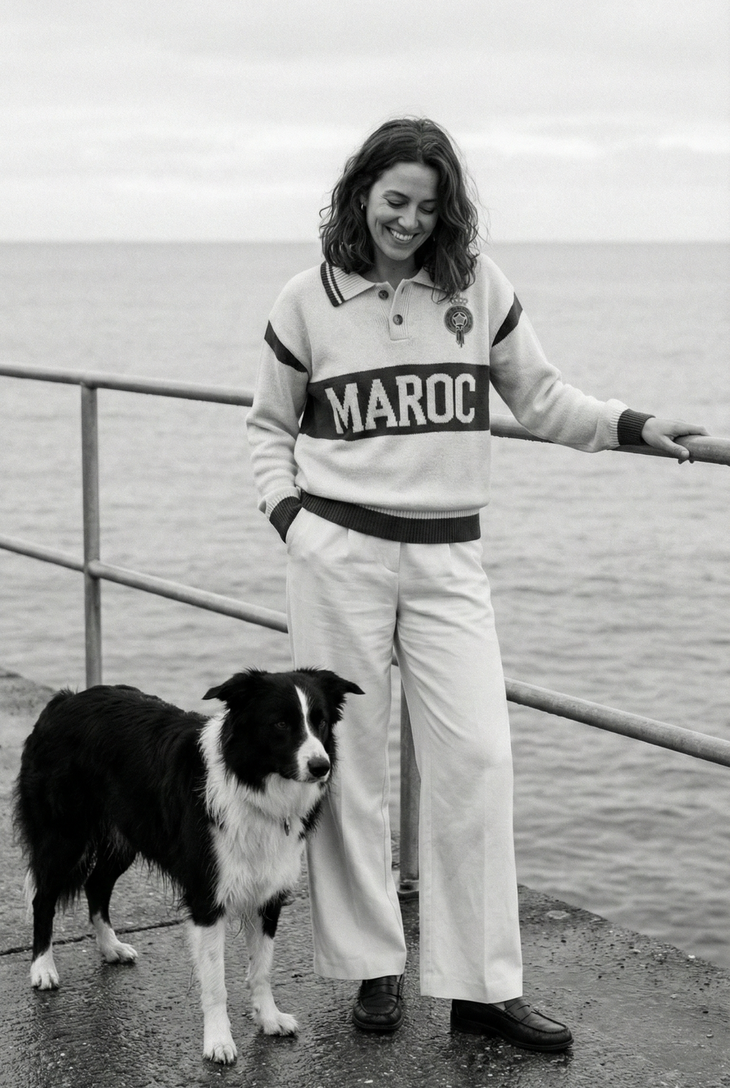 Polo Heritage oversize à manches longues 