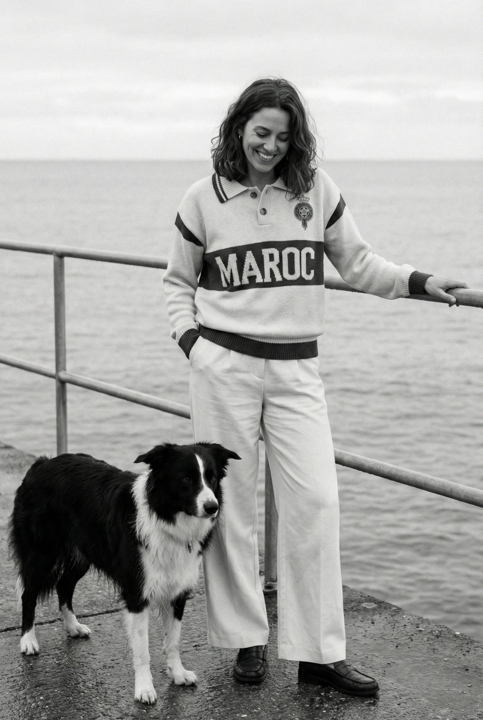 Polo Heritage oversize à manches longues 