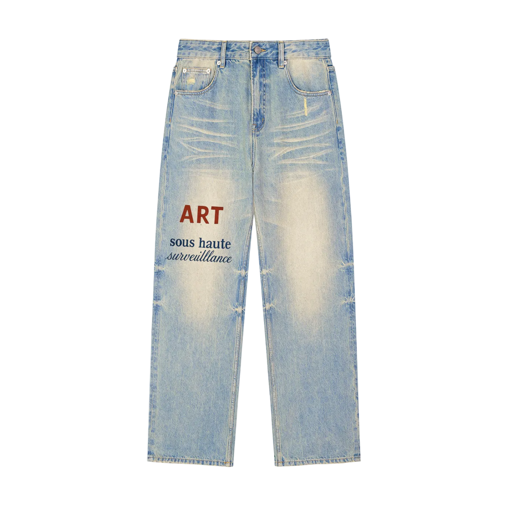Jeans protégés de l'art