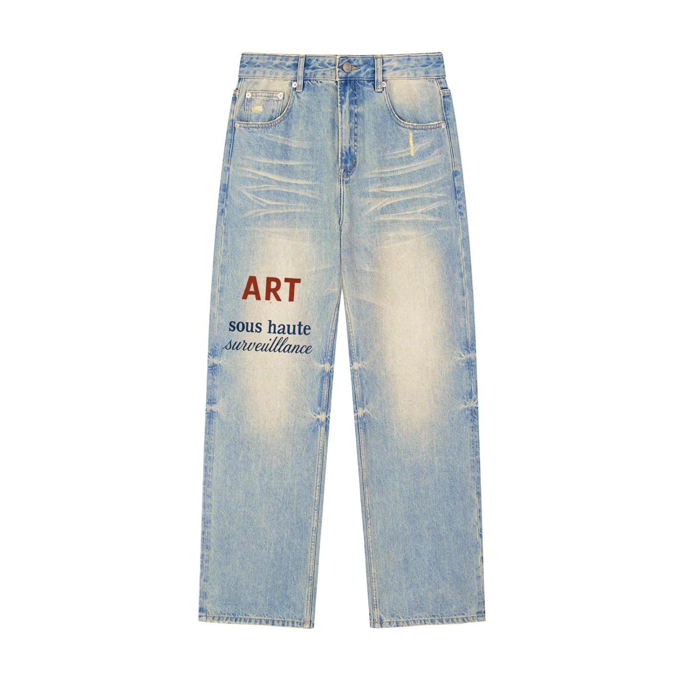 Jeans protégés de l'art