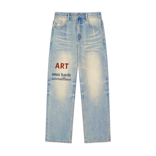 Jeans protégés de l'art