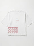 T-shirt à manches courtes avec broderie mosaïque