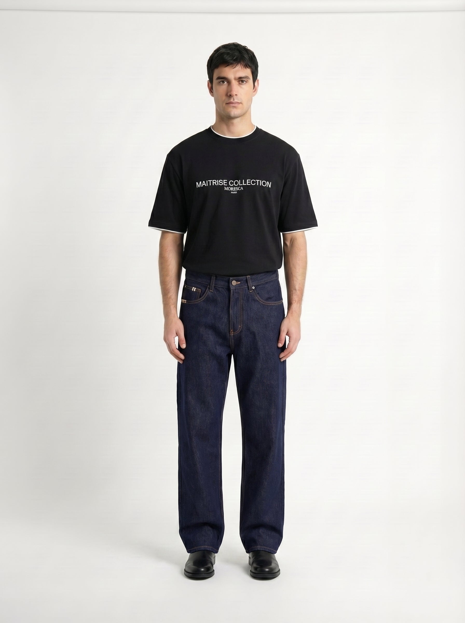 Jean droit en denim