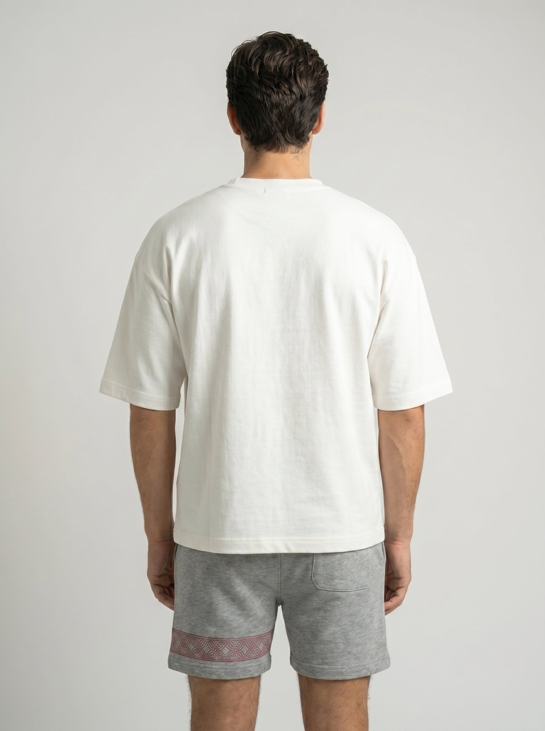 T-shirt à manches courtes Mosaique brodée