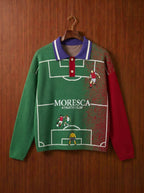 Le pull polo en maille Pitch