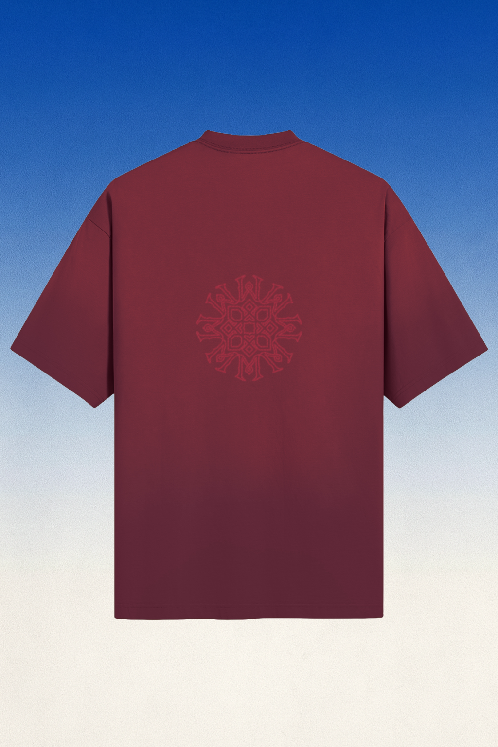 T-shirt oversize en zellige