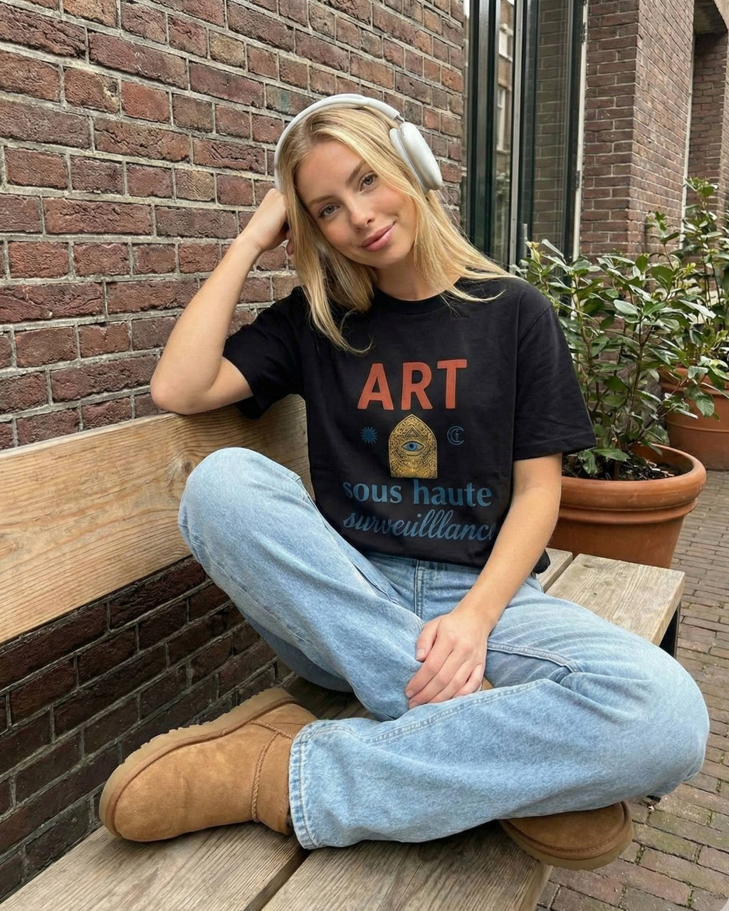 T-shirt protégé de l'art