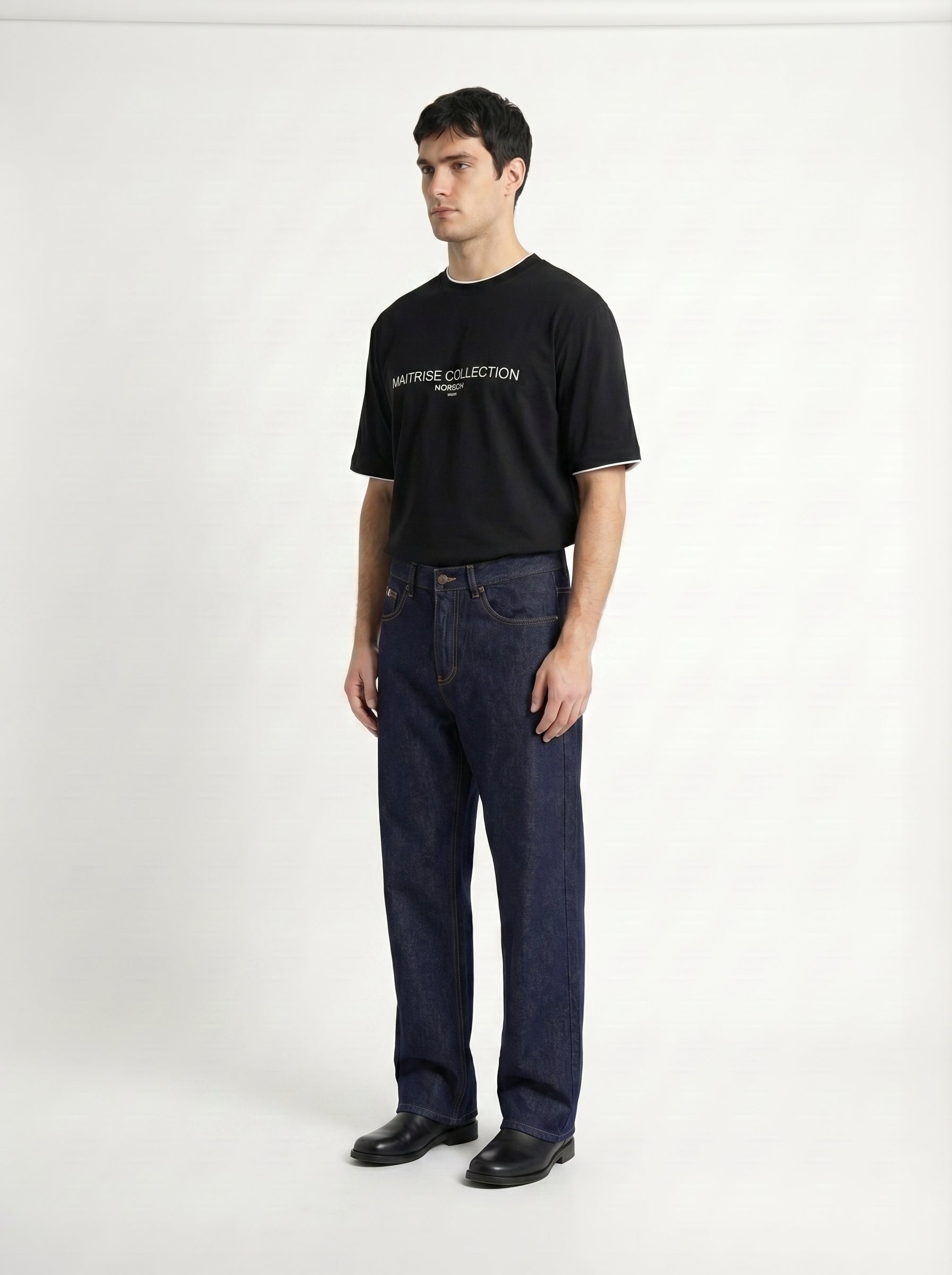 Jean droit en denim